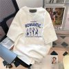 短袖白色ROMANTIC