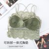夏季蕾丝裹胸抹胸性感美背吊带背心女无钢圈外穿内搭防走光内衣女