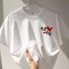 春季新款港风纯棉高级感设计印花短袖T恤女上衣宽松百搭短袖t恤女