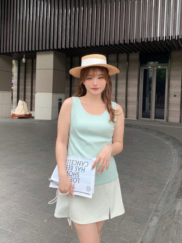 尚橙|夏季新品胖mm大码女装多色基础引流款针织打底背心吊带61870