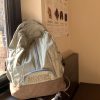 美式刺绣书包女韩国ins博主同款大容量大学生旅行原宿双肩包男潮