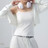 抖音爆款打底背心小吊带女西装内搭遮副乳螺纹春秋夏季可外穿上衣