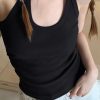设计感内搭小吊带背心女夏季白色外穿辣妹修身显瘦无袖打底上衣潮