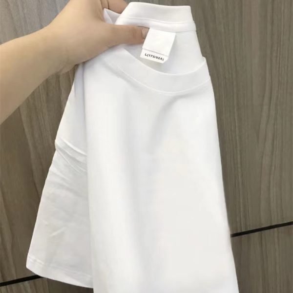 厂家批发小清新草莓熊白夏季短袖t恤男女宽松百搭青少年上衣情侣