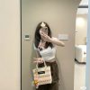 ins网红泰国清迈度假休闲手工包 藤编宝编织女包 菜篮子包手提包