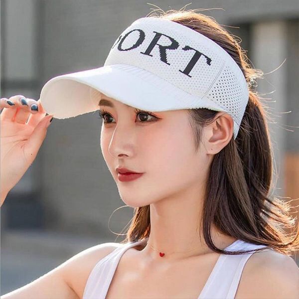 【春夏爆款】镂空针织时尚空顶帽户外鸭舌遮阳休闲百搭遮脸太阳帽