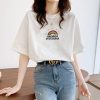 夏季女装纯棉短袖t恤女2024年新款白色内搭韩版宽松半袖上衣ins潮