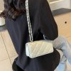 菱格链条小包包女2024新款潮高级感百搭时尚小方包小众单肩斜挎包