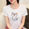 白色刺绣小猫