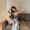 2024跨境吊带背心女夏季新款百搭修身打底小背心女欧美外贸批发