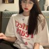 韩版印花短袖t恤女春夏季新款原宿风百搭纯棉半袖T恤上衣货源批发