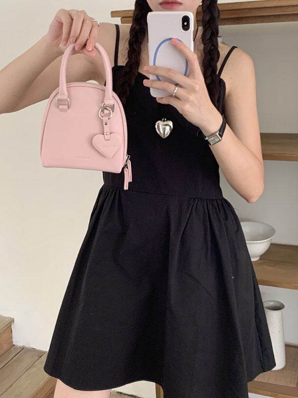 肉肉陈Whiterm韩国小众设计女包新款可爱手提贝壳包单肩斜跨小包