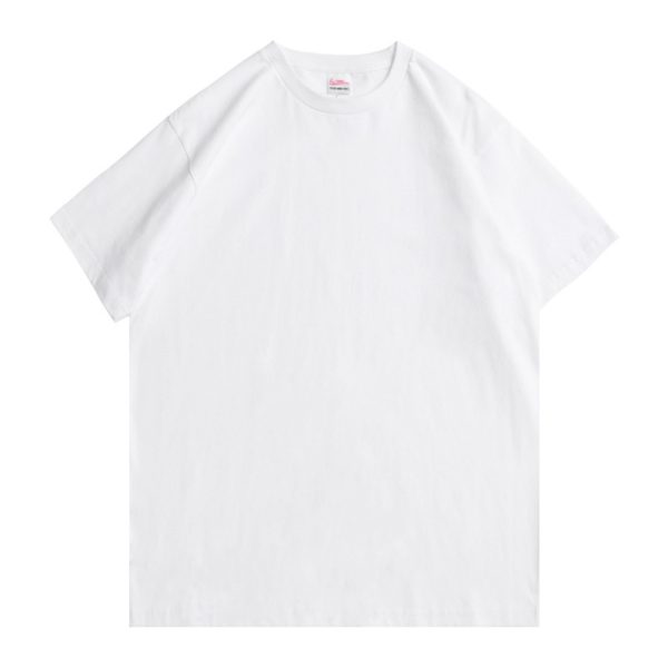 夏季重磅纯棉短袖t恤女韩版内搭女装正肩上衣打底衫服装白色t外贸