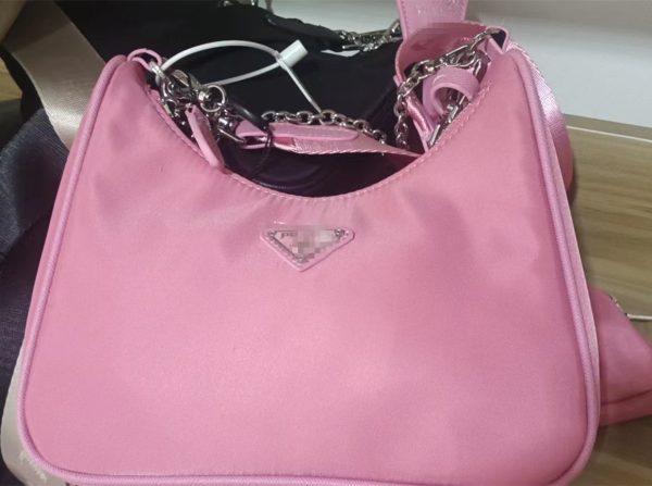 尼龙三合一包包女hobo腋下女包中古月牙单肩腋下包新手提包链条包
