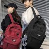 情侣书包韩版双肩包女款高级感 百搭潮流双肩包简约女大学生书包