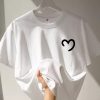 胸标缺口心【白】