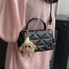 高级感小众复古包包女2023新款时尚菱格斜挎包百搭ins单肩手提包