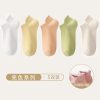 船袜女夏季薄诸暨袜子女批发纯色浅口短袜不掉跟运动短筒休闲袜