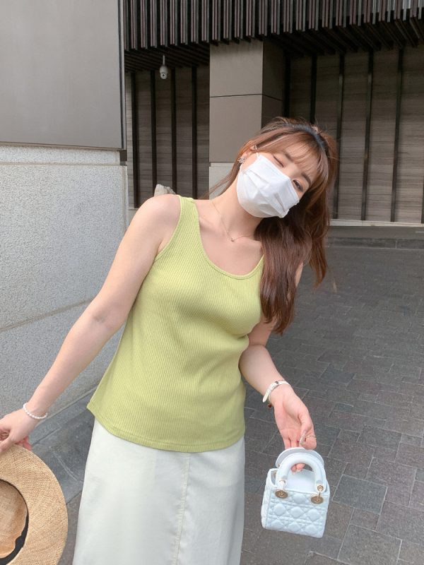 尚橙|夏季新品胖mm大码女装多色基础引流款针织打底背心吊带61870