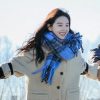 2025新款马海毛围巾女秋冬季韩系高级感百搭美拉德仿羊绒保暖披肩