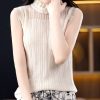 抖音同款背心吊带女打底蕾丝半高领领打底衫拼接内搭爆款服装批发