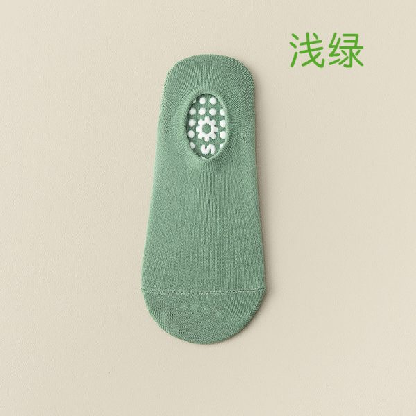 厂家TEMU SHEIN防滑瑜伽袜子女专业普拉提袜地板袜点胶运动亚马逊