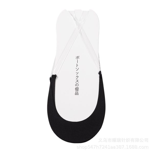 冰丝半掌袜高跟鞋袜子女夏季薄款船袜吊带浅口隐形袜防滑不掉跟