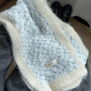 O1CN01buWsPH1Bs2zq30mf5_0-0-cib 桐庐厂家红色羊毛针织围巾女冬季高级感百搭保暖学生护颈毛线围脖