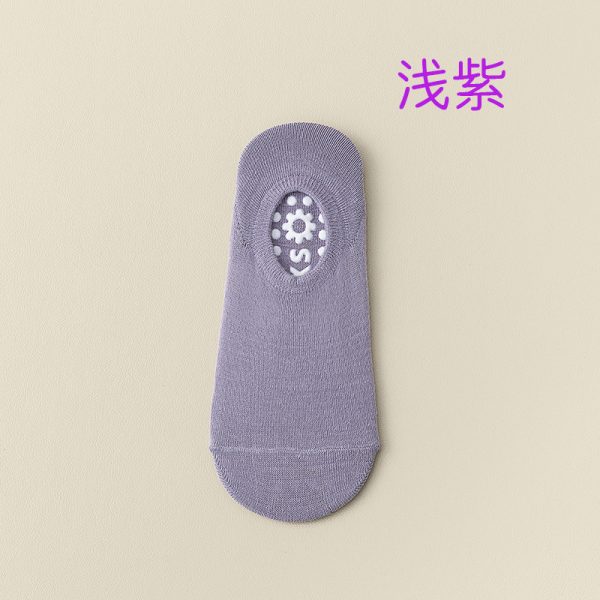 厂家TEMU SHEIN防滑瑜伽袜子女专业普拉提袜地板袜点胶运动亚马逊