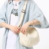 新款原宿风ins少女水洗帆布包时尚街头单肩斜挎小包包休闲贝壳包