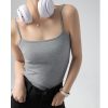 抖音爆款打底背心小吊带女西装内搭遮副乳螺纹春秋夏季可外穿上衣