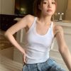设计感内搭小吊带背心女夏季白色外穿辣妹修身显瘦无袖打底上衣潮