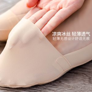 袜子女任意剪船袜隐形纯棉底硅胶防滑不掉跟春夏薄款浅口低帮短袜