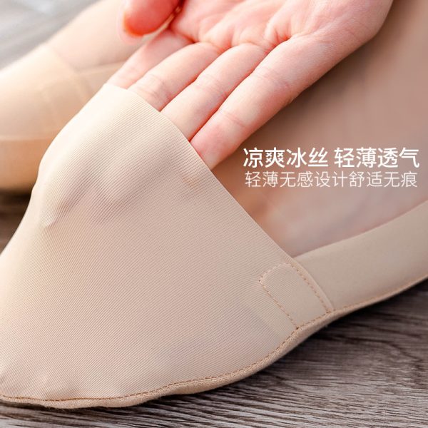 袜子女任意剪船袜隐形纯棉底硅胶防滑不掉跟春夏薄款浅口低帮短袜
