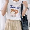 潮牌纯棉短袖t恤女夏季圆领半袖宽松上衣白色外贸女装印花T恤衣服