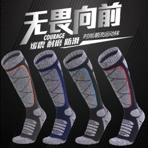 滑雪袜户外运动加厚舒适登山袜毛巾底长筒袜子吸汗保暖厂家批发