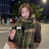 围巾秋冬季新年百搭披肩圣诞情侣学生高级感加厚保暖韩版针织围脖