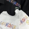 2024夏季新款短袖T恤女印花笑脸宽松半袖百搭圆领休闲情侣上衣女