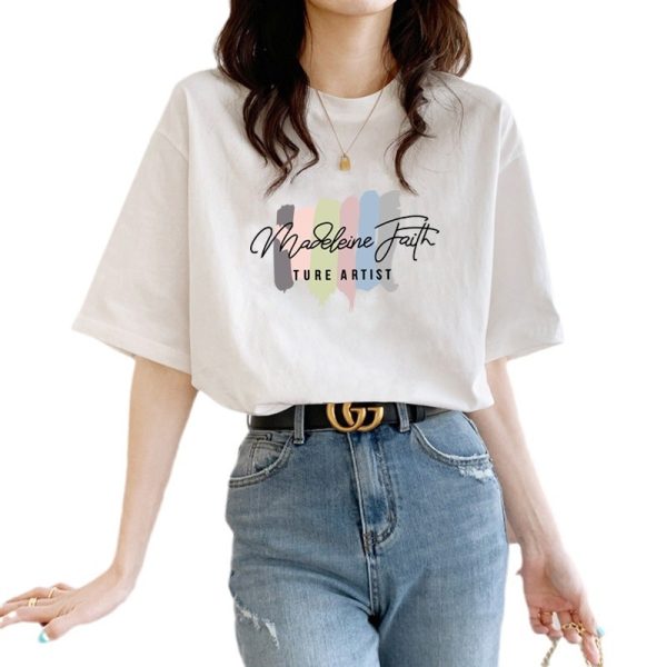 夏季女装纯棉短袖t恤女2024年新款白色内搭韩版宽松半袖上衣ins潮