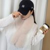 新款高级仿狐狸磁吸围巾女韩版时尚披肩轻奢百搭围脖毛绒气质毛领