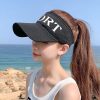 【春夏爆款】镂空针织时尚空顶帽户外鸭舌遮阳休闲百搭遮脸太阳帽